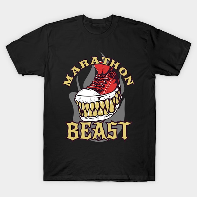 Marathon Beast T-Shirt by Foxxy Merch